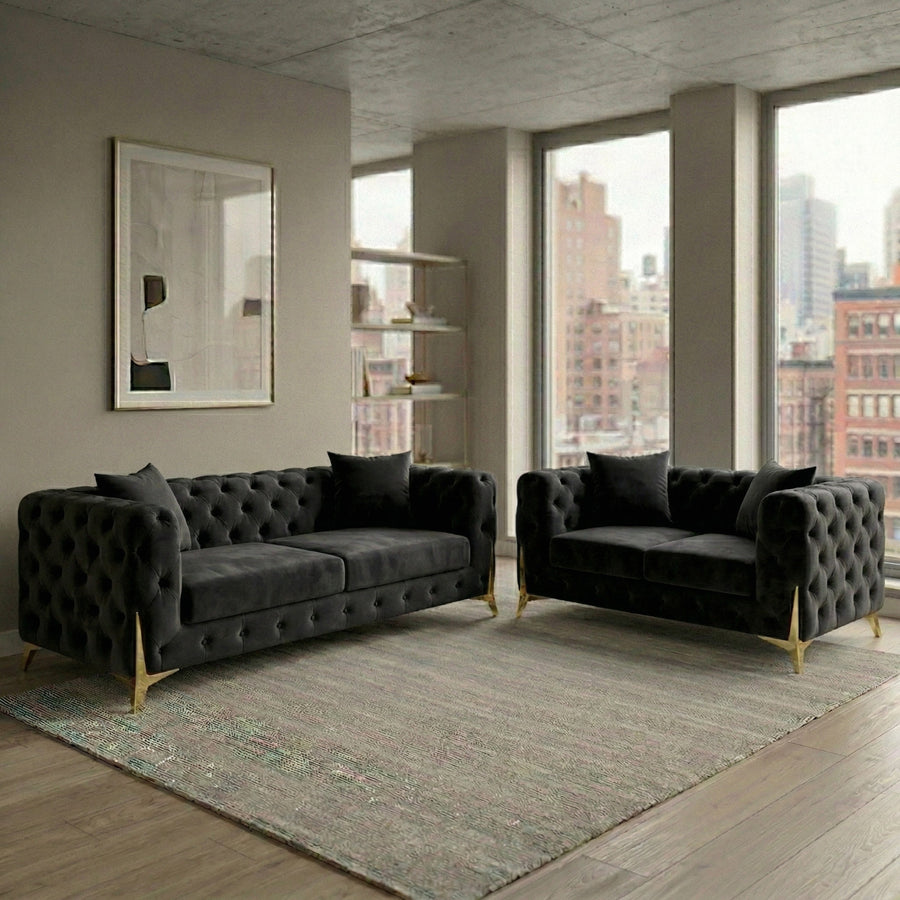 Regency Chesterfield 3+2 Sofa Set – view 1