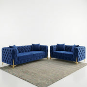 Colonnade Velvet 3+2 Sofa Set – view 4