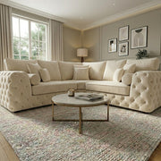 Regency Chesterfield Velvet Corner Sofa – view 6