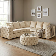 Regency Chesterfield Velvet Corner Sofa – view 16