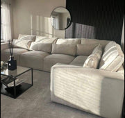 Belgravia Velvet Corner Chaise Sofa – view 6