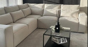 Belgravia Velvet Corner Chaise Sofa – view 7