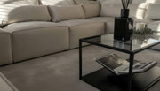 Belgravia Velvet Corner Chaise Sofa – view 8