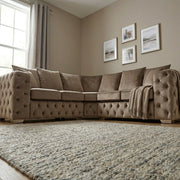 Regency Chesterfield Velvet Corner Sofa – view 15