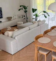 Belgravia Beige Chaise Sofa – view 3