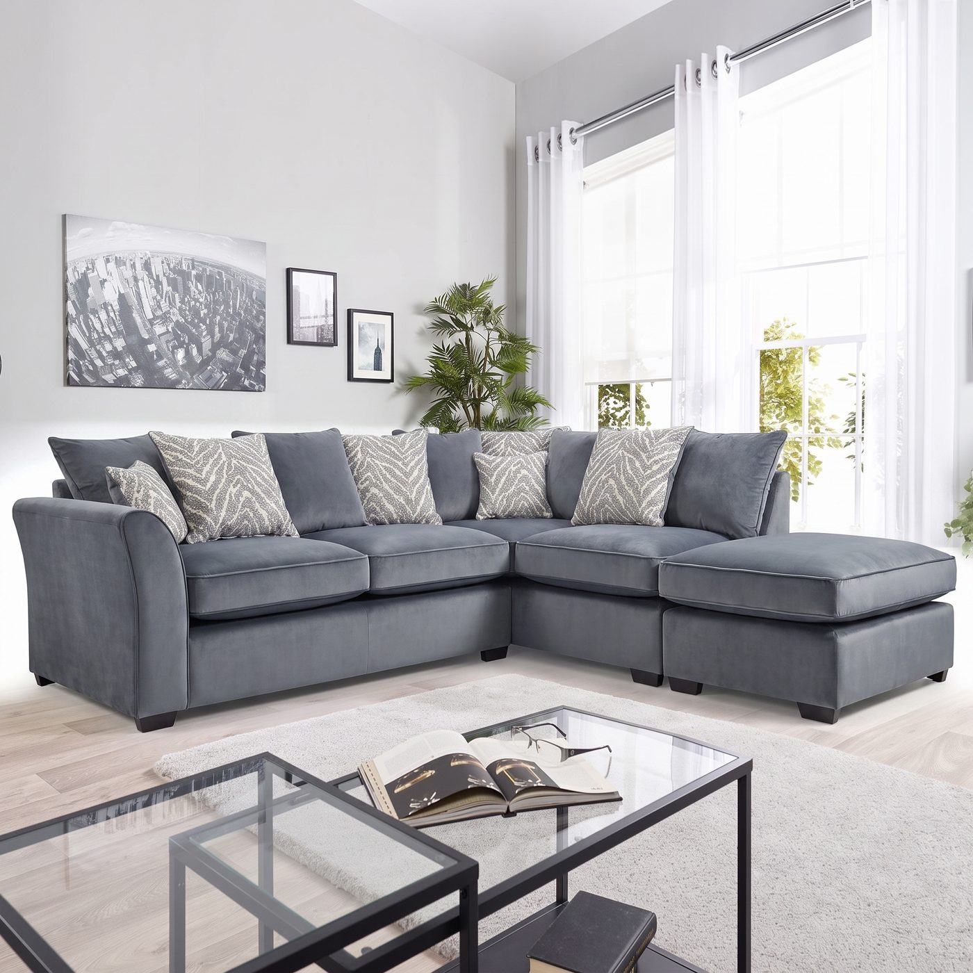 Handcrafted corner sofa